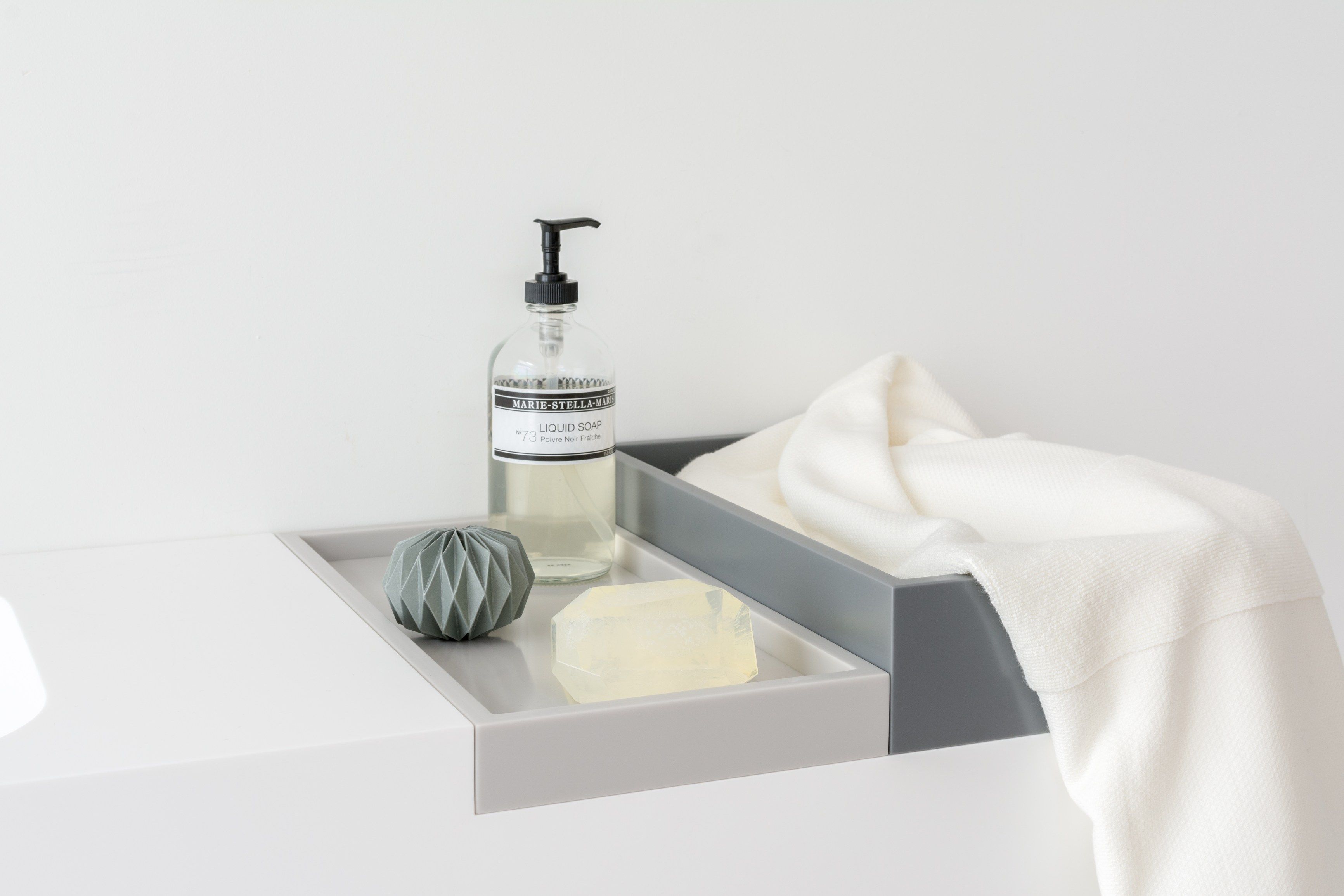 Прямоугольный подвесной умывальник в HIMACS Not Only White ARCH-00047505 - Вид №3