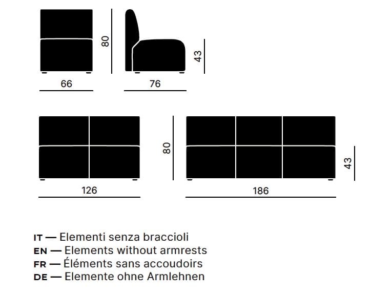 Модульный угловой диван из ткани Kastel Kermess ARCH-00143762 - Вид №4