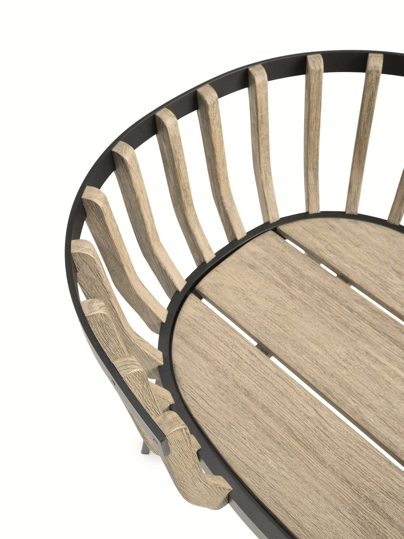 Стул для сада из тикового дерева с подлокотниками Ethimo ARCH-00131586 - Вид №16