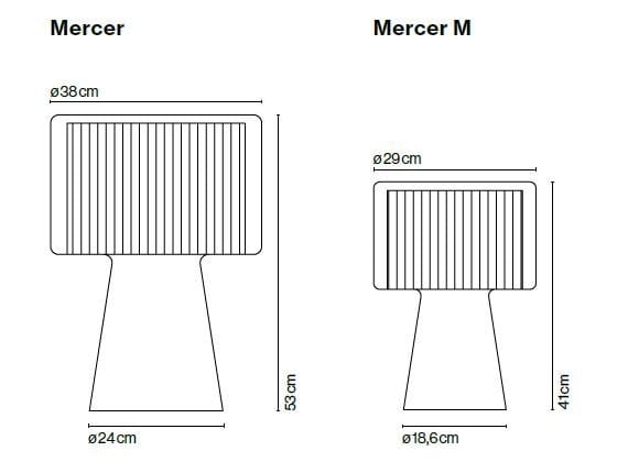 Светодиодная настольная лампа из дутого стекла и ткани Marset Mercer ARCH-00088841 - Вид №7