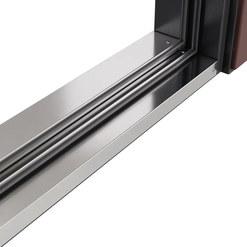 Дверь металлическая Термо РР Стекло, 950 мм, левая, цвет серый TOREX STLM-2129658 - Вид №5