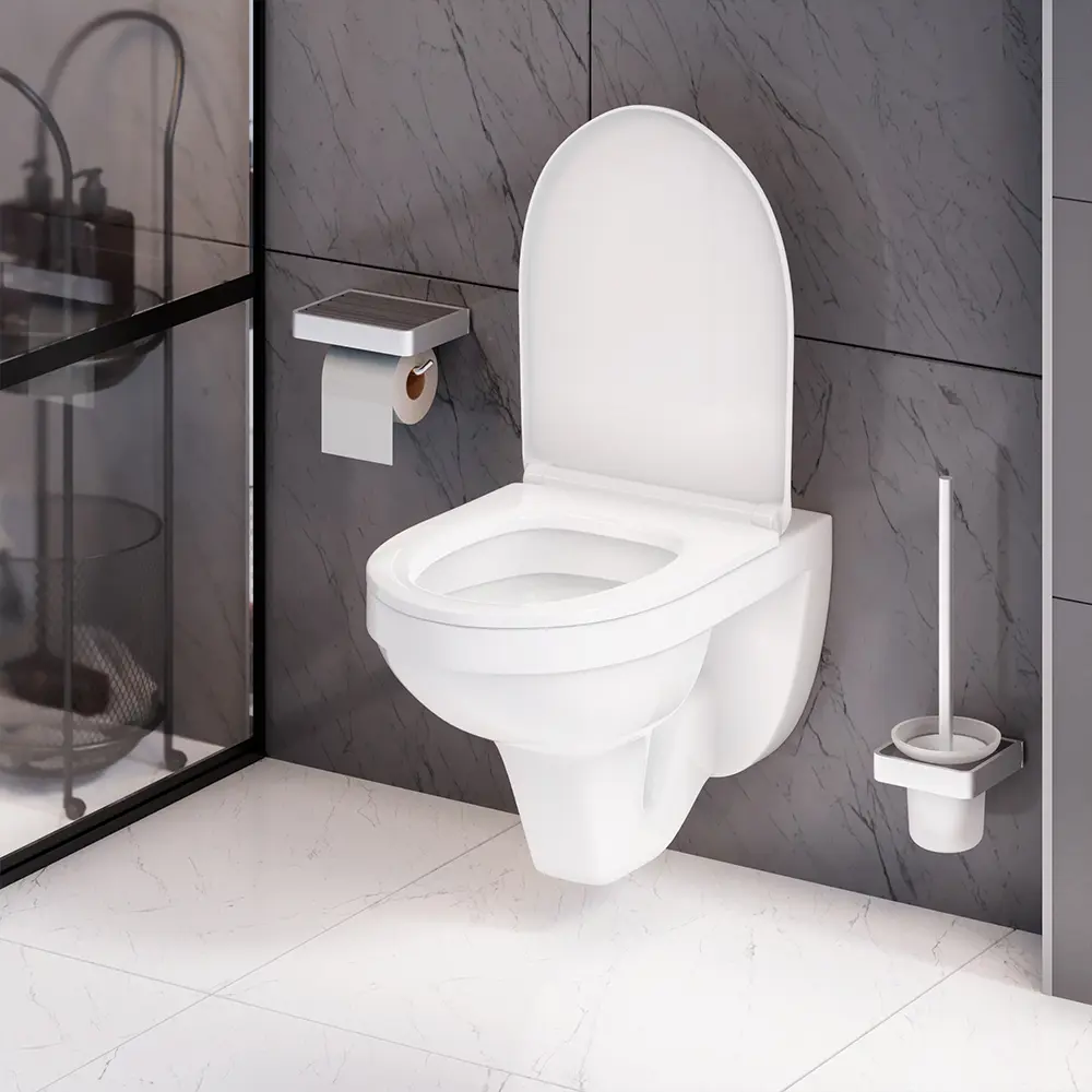 Подвесной унитаз Damixa Jupiter с микролифтом и безободковым дизайном 89413038 STLM-1572974 - Вид №3