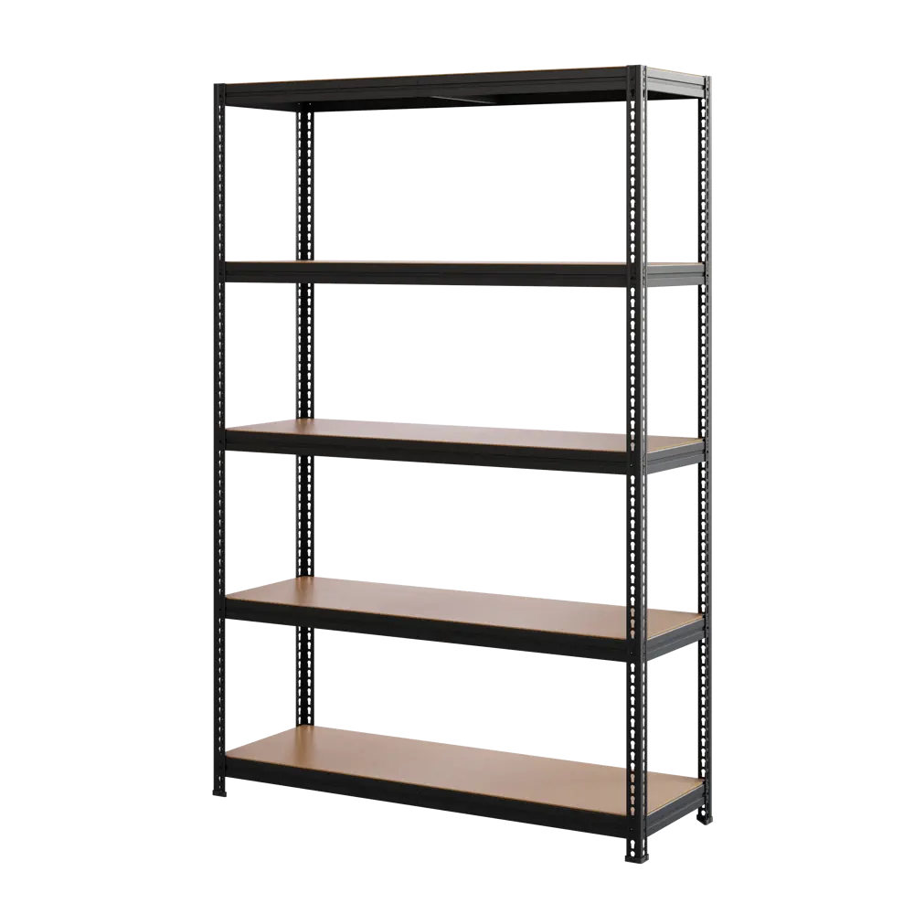 Стеллаж металлический 5 полок 180x120x40 см цвет черный нагрузка на полку 170 кг 88022540 STLM-2052068 Santreyd 