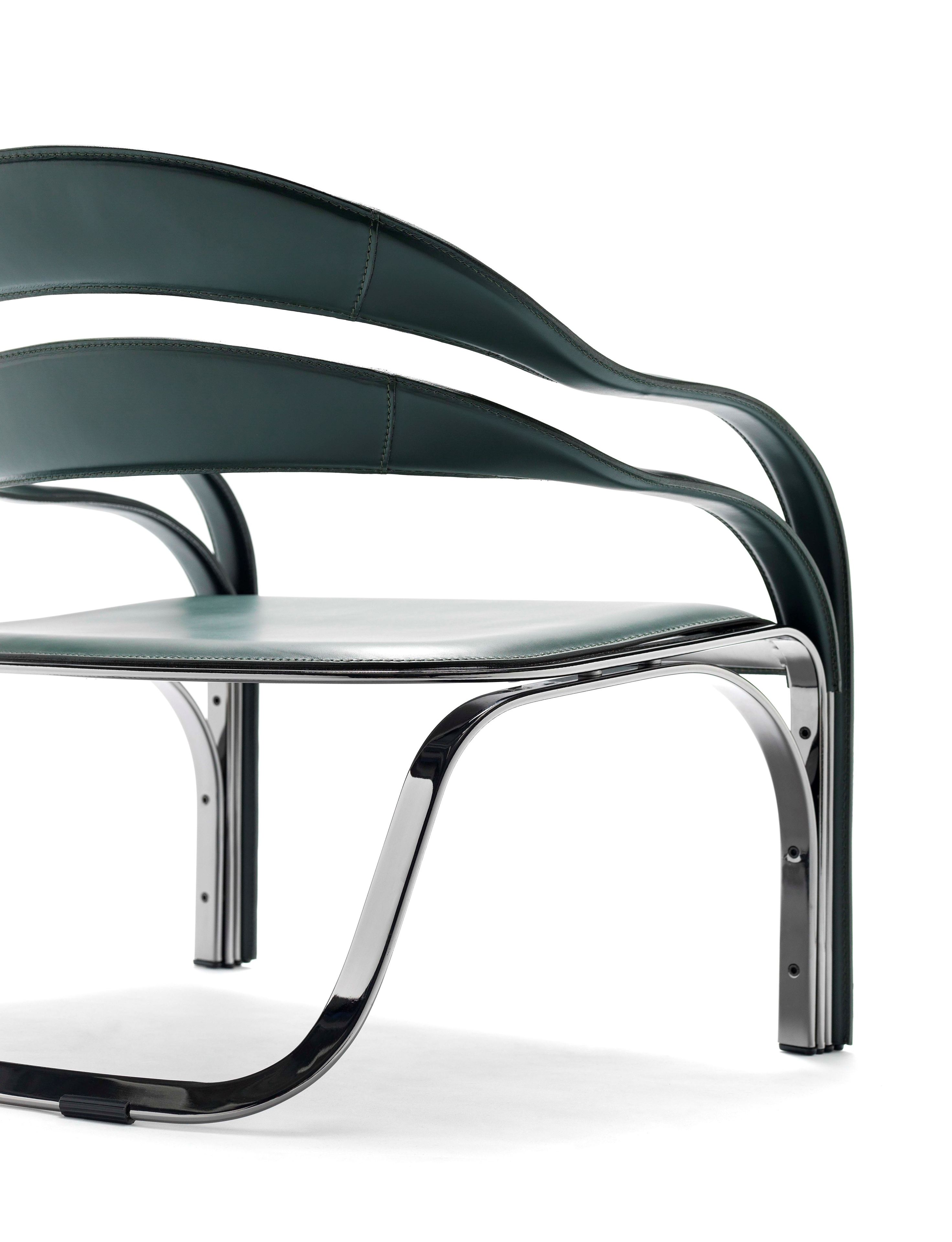 Кожаное кресло с подлокотниками Fasem Fettuccini ARCH-00139312 - Вид №8