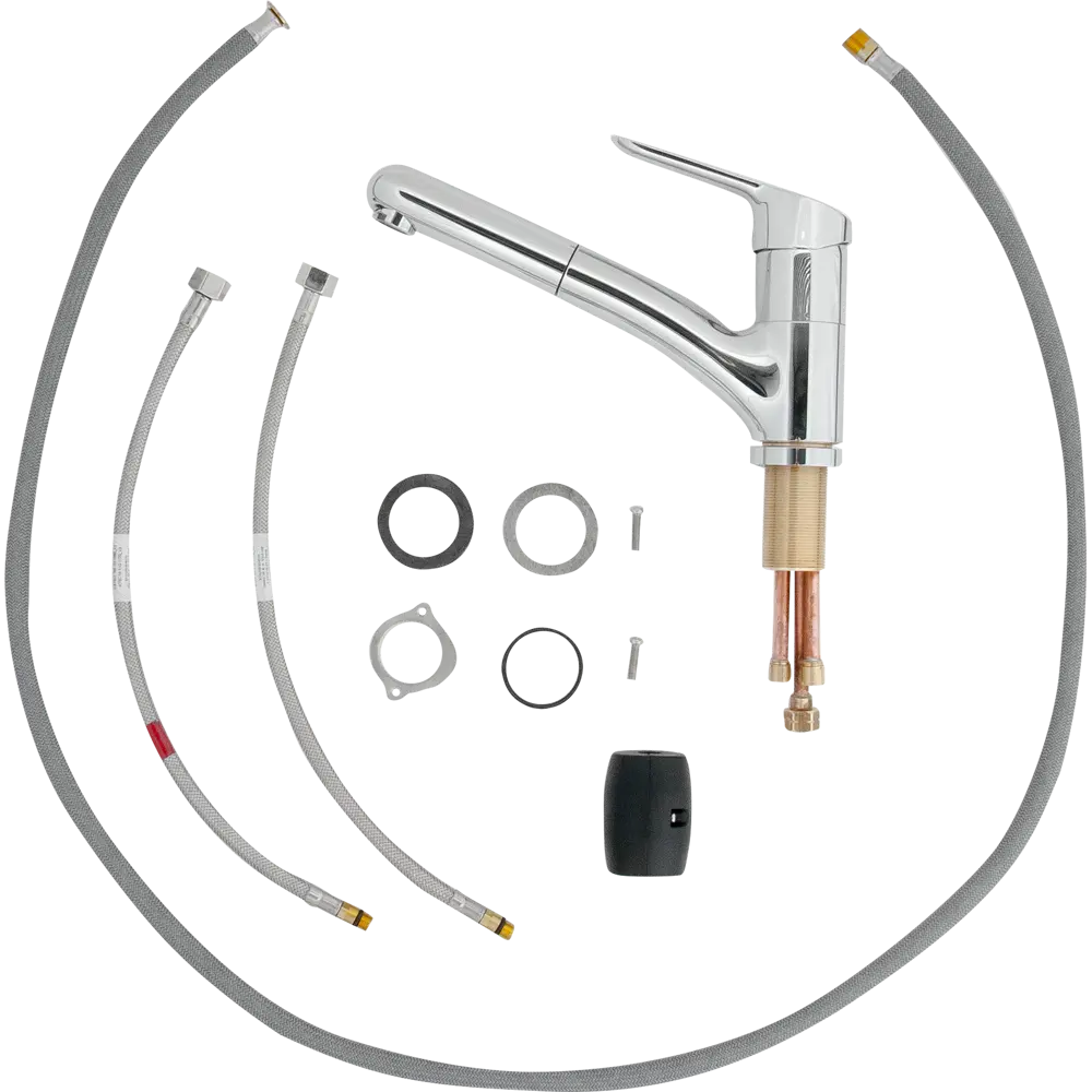 Смеситель для кухни Ideal Standard Ceraflex с выдвижным изливом 16.4 см цвет хром STLM-2106281 - Вид №5