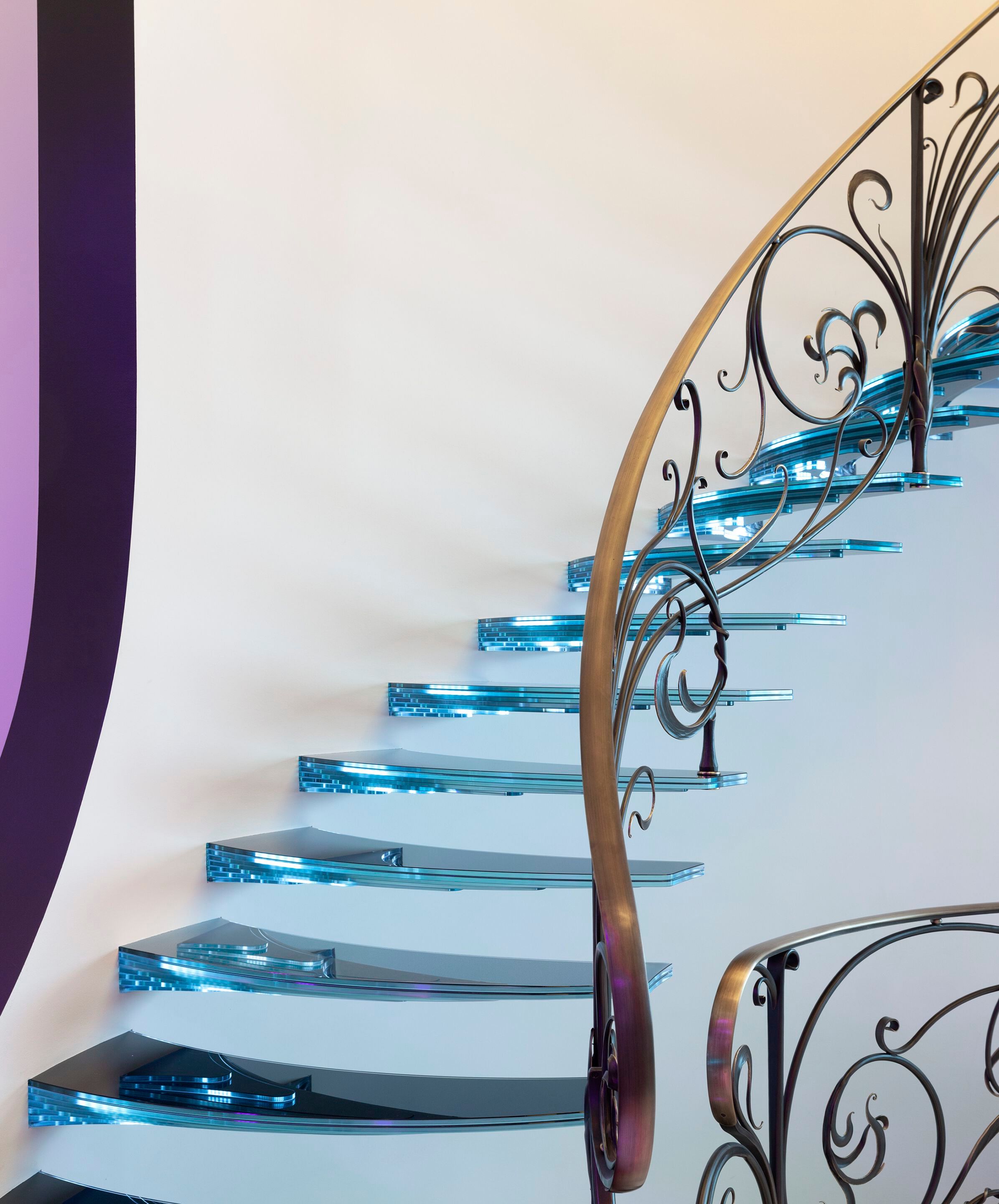 Самонесущая лестница с двойной структурой Siller Treppen SKY SCREW ARCH-00062314 - Вид №1