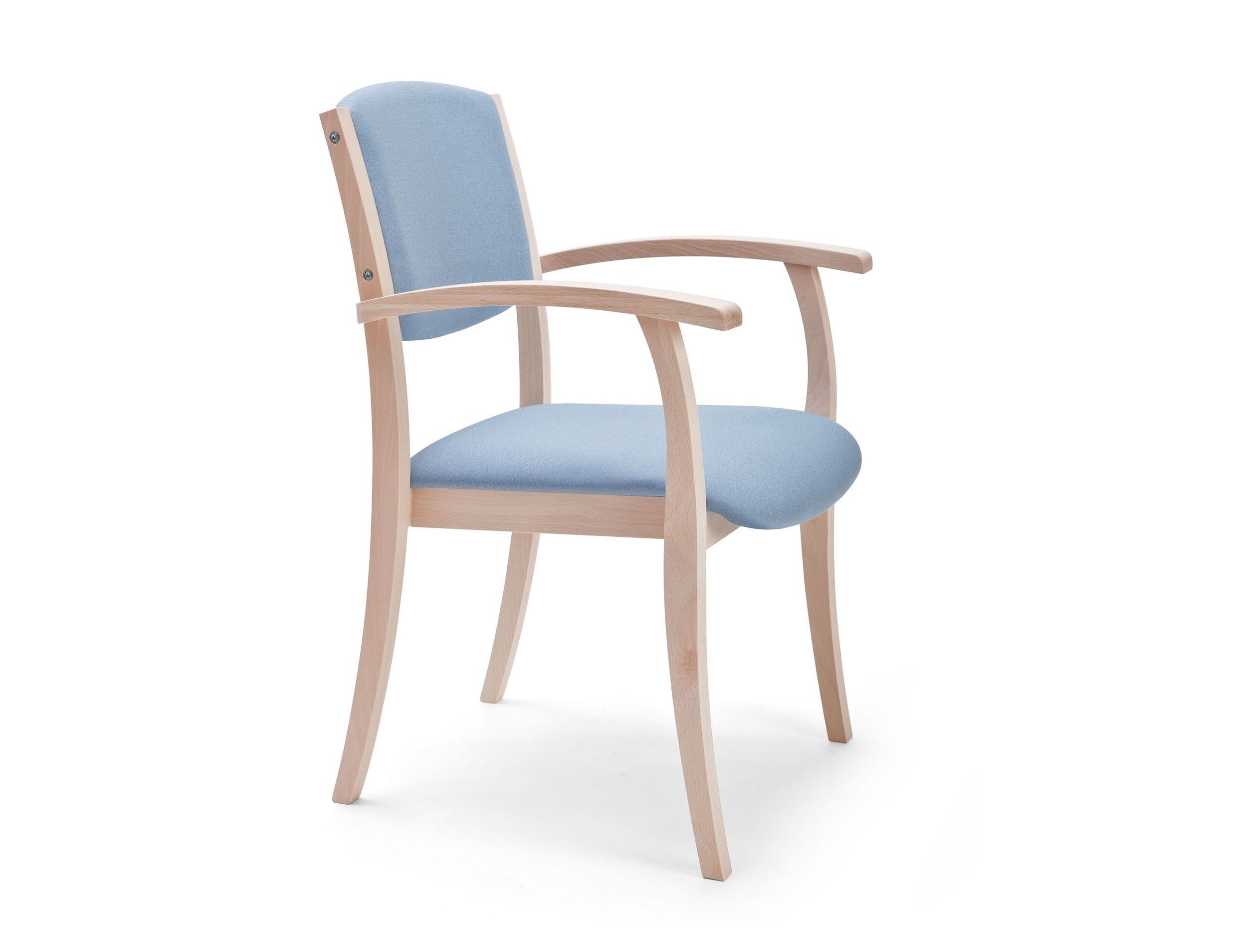 Штабелируемый тканевый стул с подлокотниками PIAVAL POLKA-Health &amp ARCH-00111630 - Вид №1