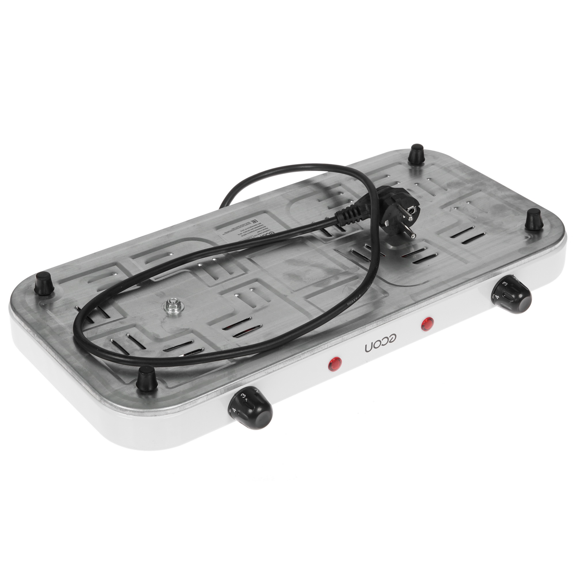 8151318 Плита компактная электрическая ECON ECO-210HP белый STDN-0027167 - Вид №3