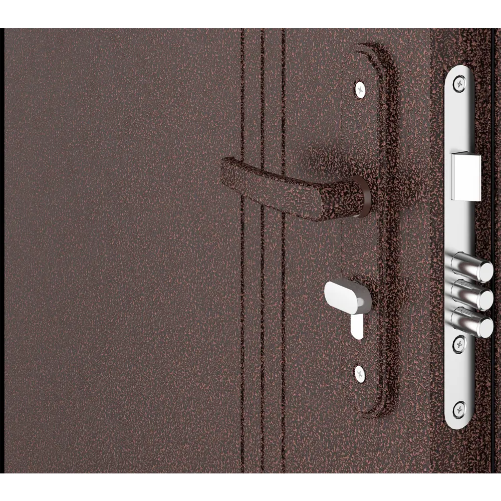 Металлическая входная дверь DOORHAN Эко с антивандальным покрытием 16802323 STLM-0007193 - Вид №2