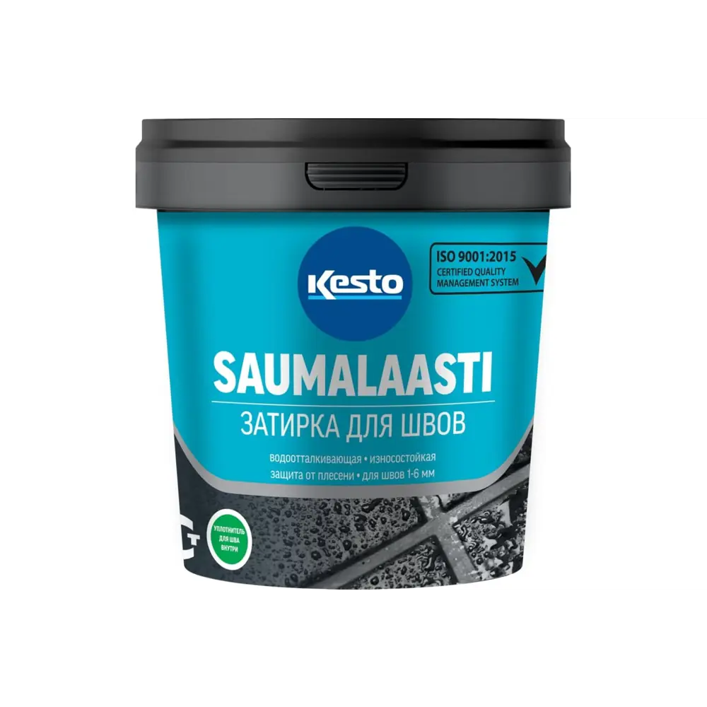 Затирка цементная Kesto Saumalaasti №50 черный 1 кг