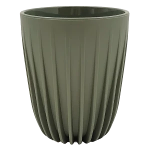 Кашпо Evergreen Design Сигма 19x19x23 см v4.4 л пластик нефрит