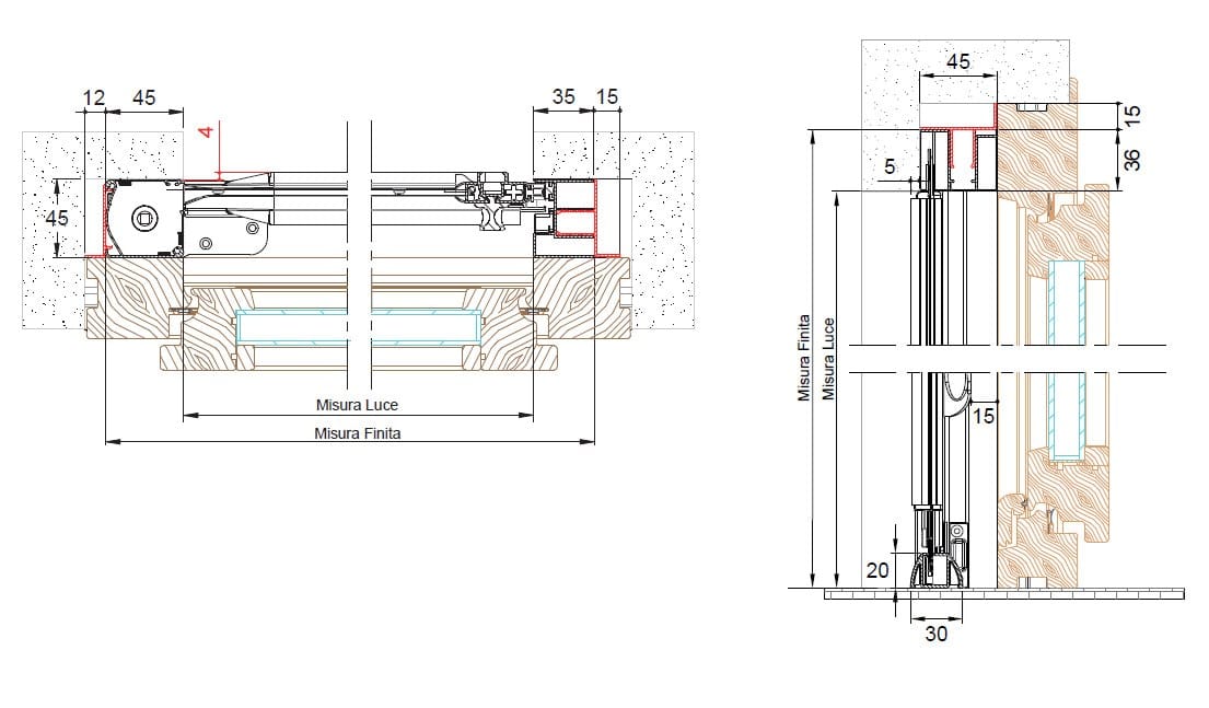 Боковая встраиваемая москитная сетка Mv Line москитные сетки-встраиваемые сбоку ARCH-00032478 - Вид №4