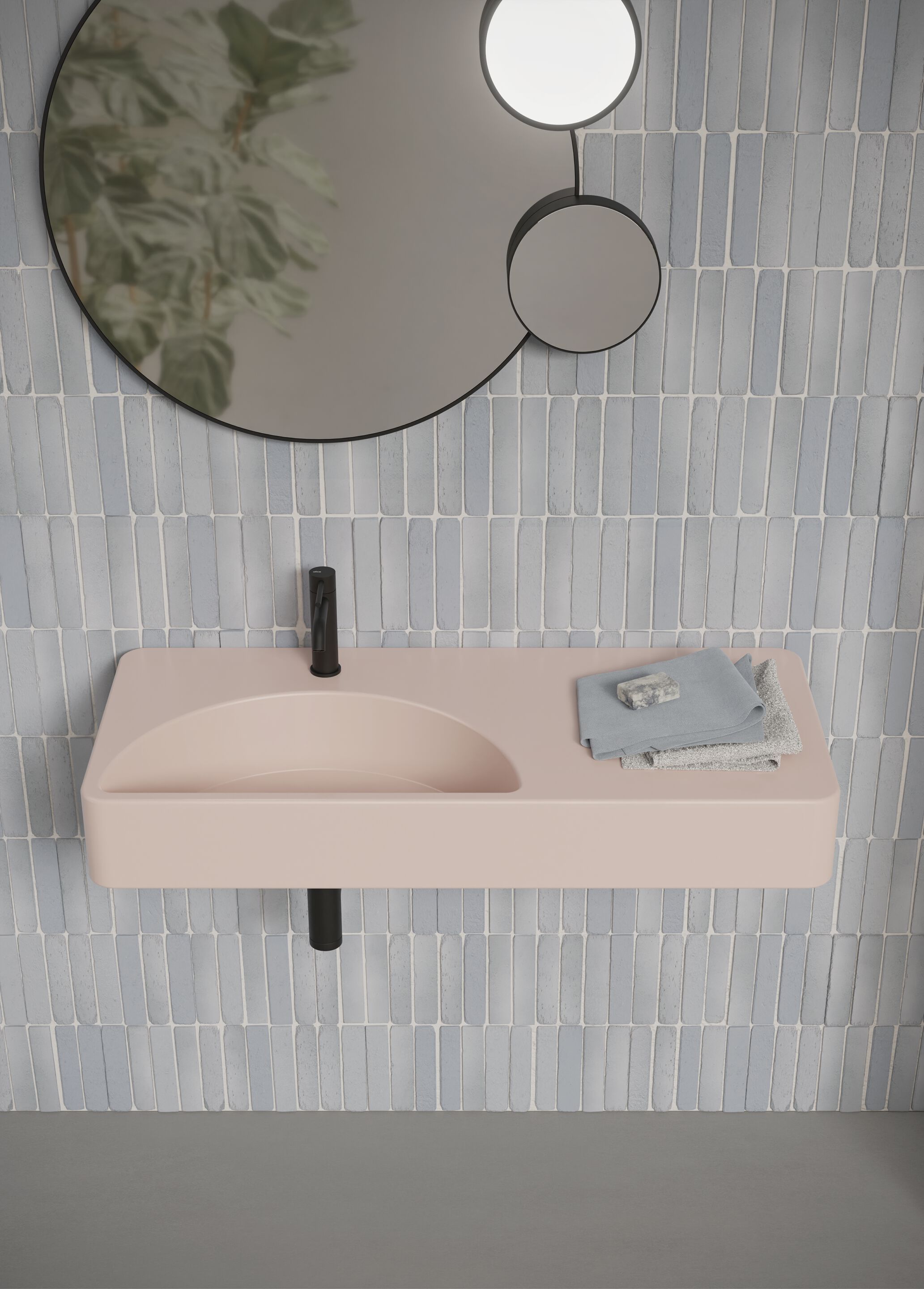 Керамическая раковина с одной столешницей Alice Ceramica Lunaris ARCH-00089088 - Вид №2