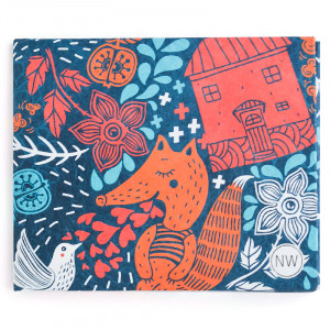 NW-036 Бумажник foxes New wallet