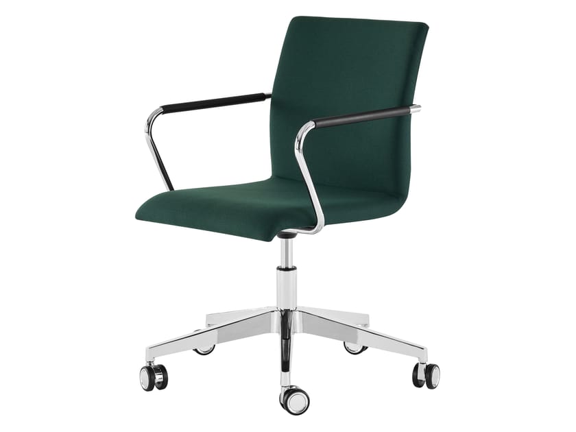 Вращающийся мягкий стул с колесами THONET S 55 ARCH-00112997