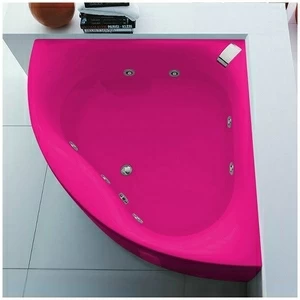Ванна Gruppo tressee Slide V0447-R розовая угловая большая