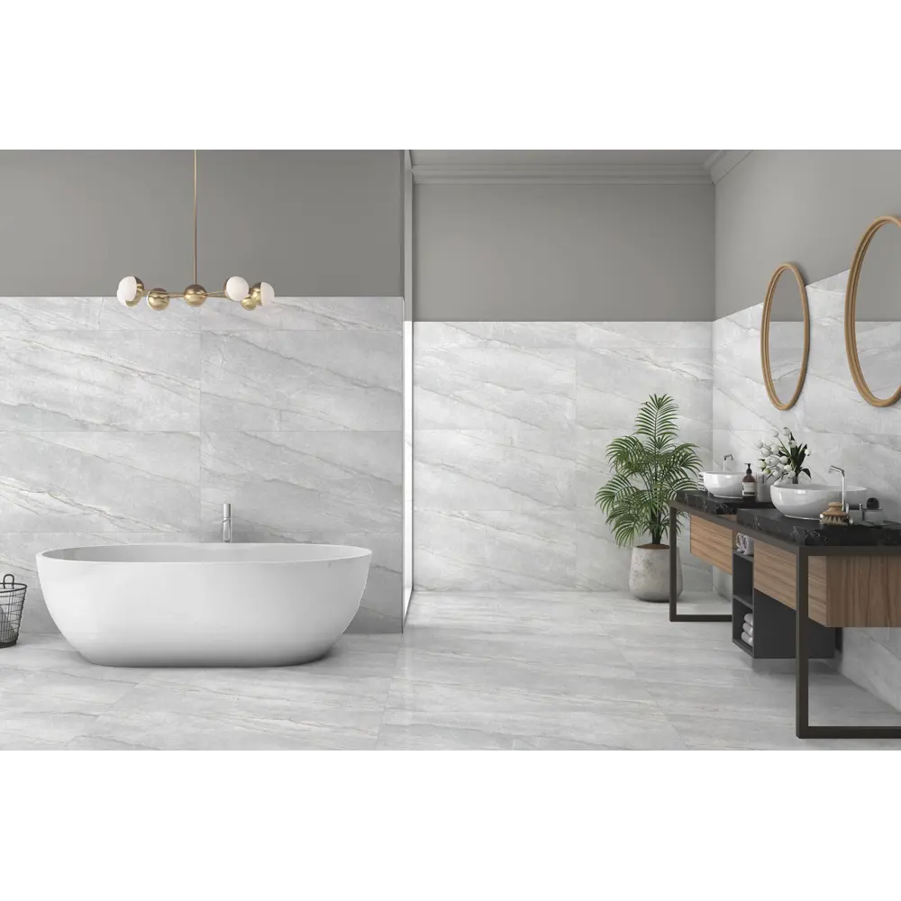Глазурованный керамогранит Global Tile Donna_GT 60x120 см 1.44 м² лаппатированный цвет серый 89456548 STLM-2177176 - Вид №6