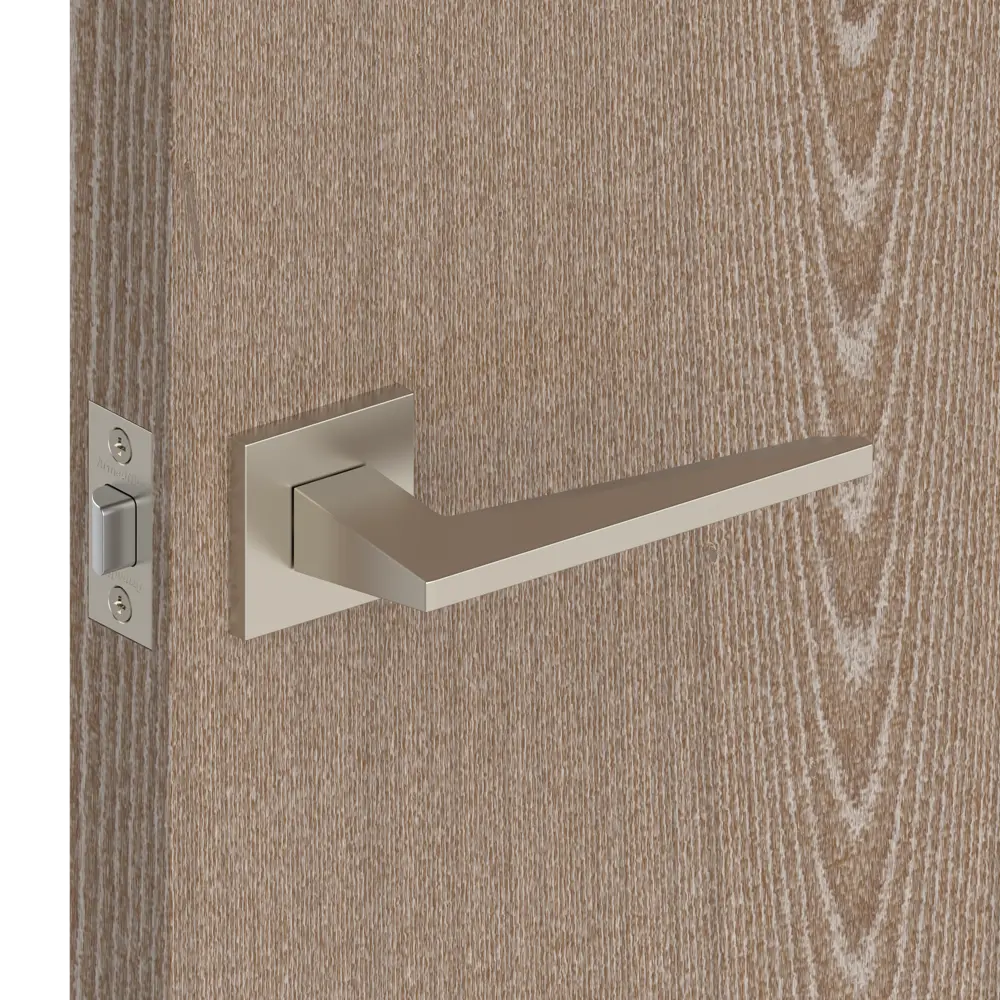 Дверная ручка Armadillo Mori USS без запирания ЦАМ гальваническое покрытие цвет матовый никель STLM-2023917 - Вид №3