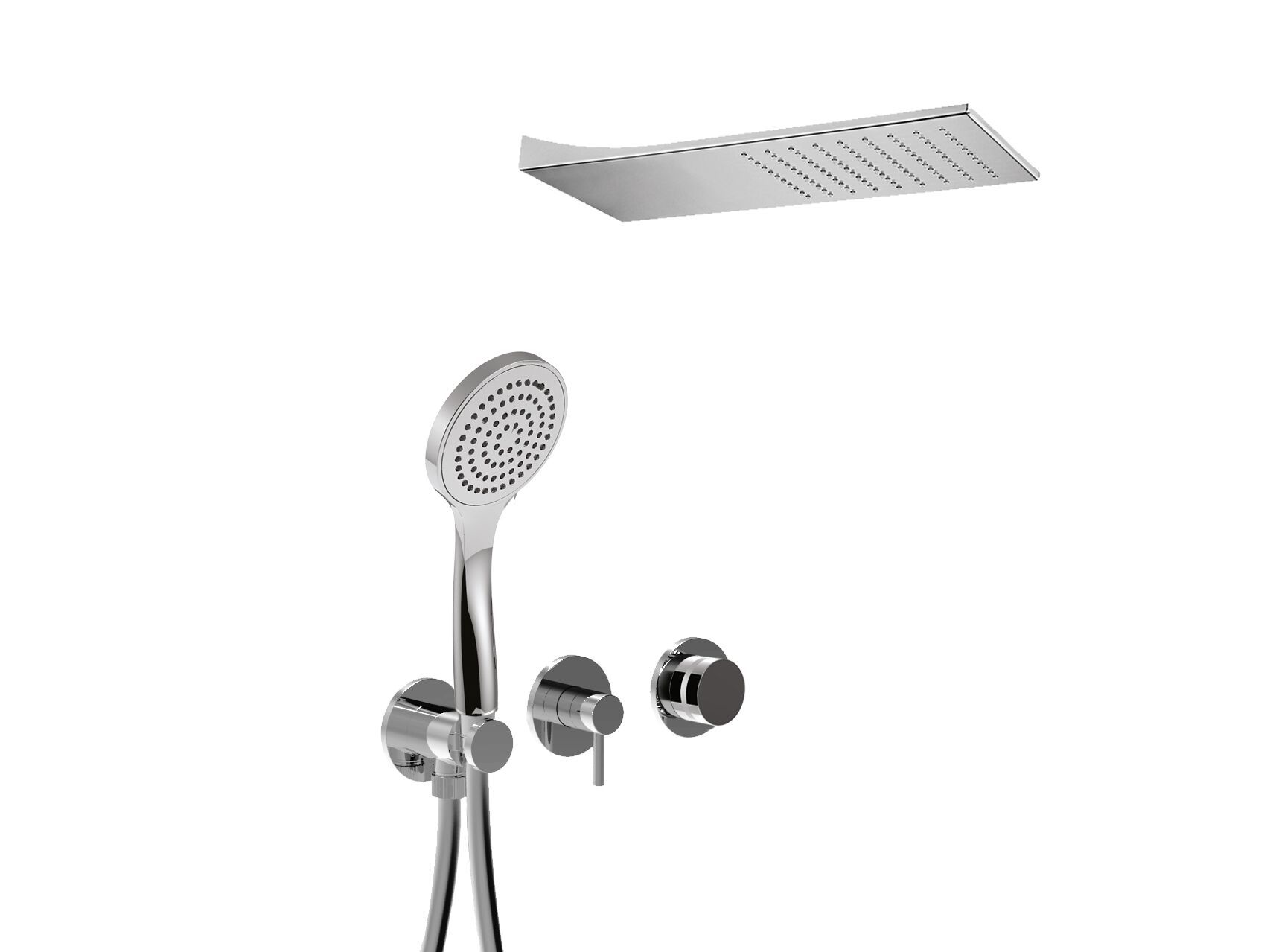 Встраиваемый набор для душа с ручным душем Rubinetteria Giulini MyRing ARCH-00125467 - Вид №1