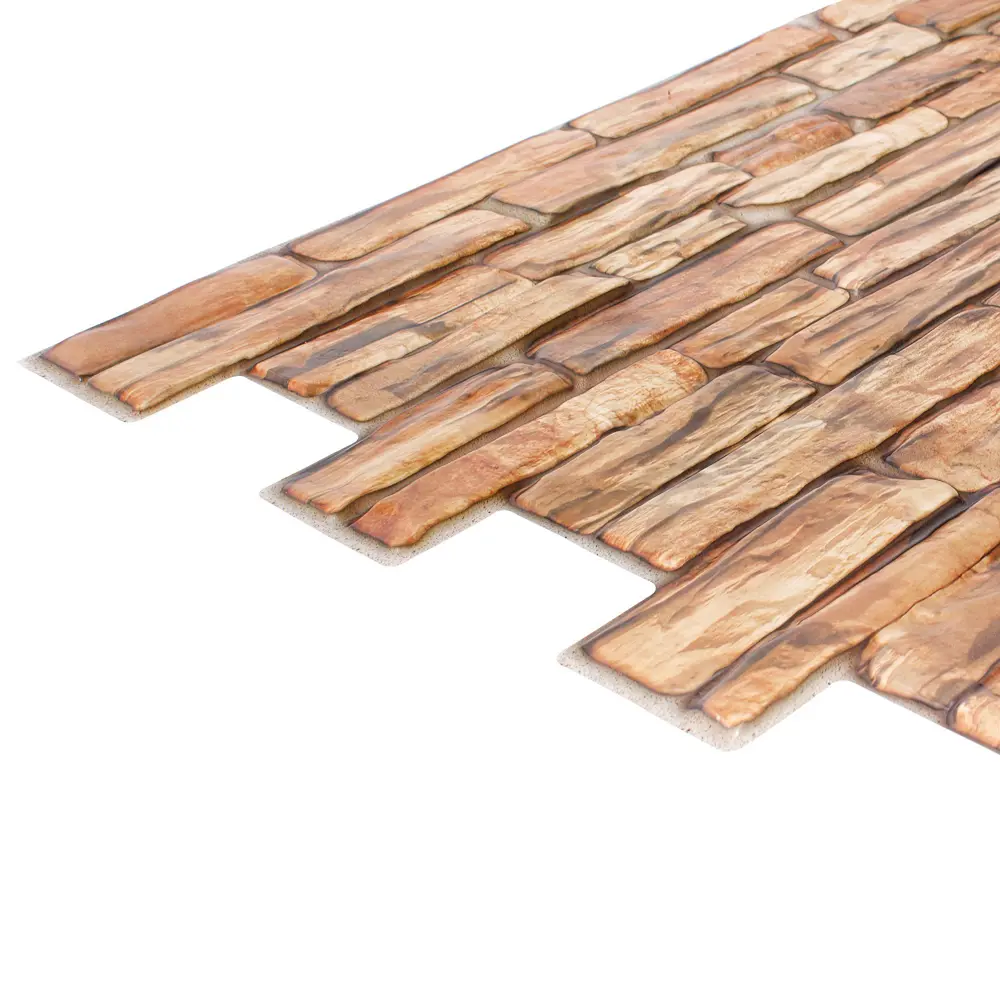 Панель ПВХ «Камень» 3x485x960 мм, цвет коричневый Santreyd STLM-2081113 - Вид №1