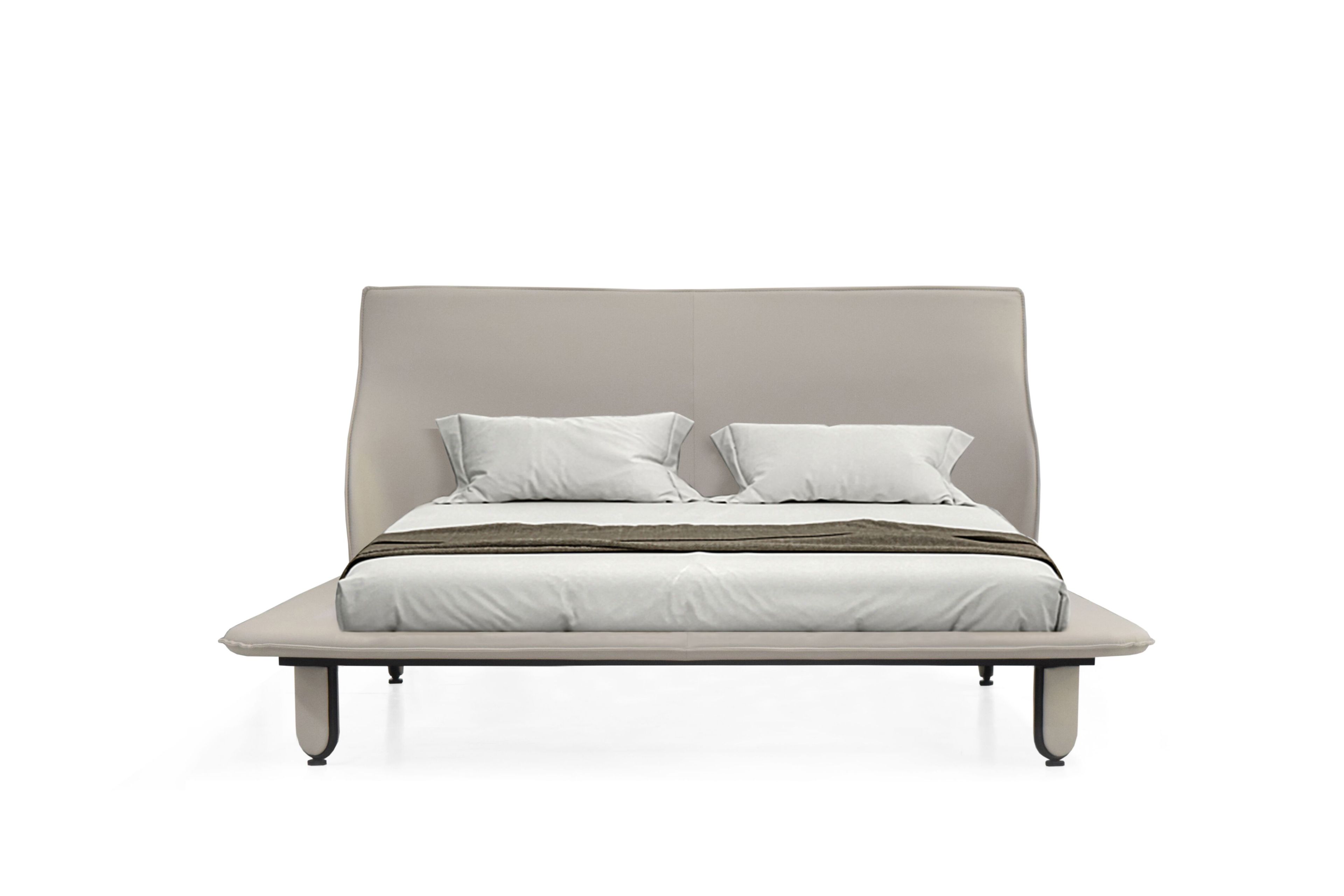 Кожаная двуспальная кровать ABLE WAVERLY ARCH-00076941