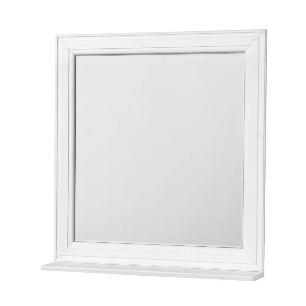 Зеркало Aquaton Шарм 75x80 см прямоугольное цвет белый STLM-2140508 - Вид №1