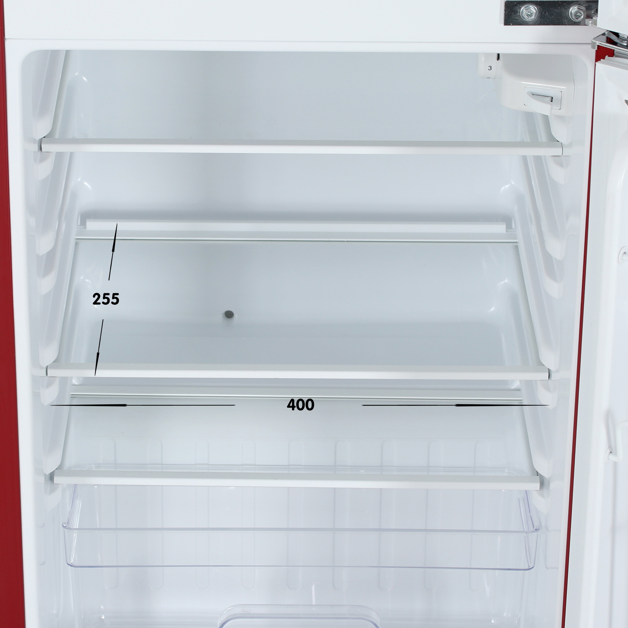 9057385 Холодильник компактный   Tesler RT-132 красный STDN-0002526 - Вид №8