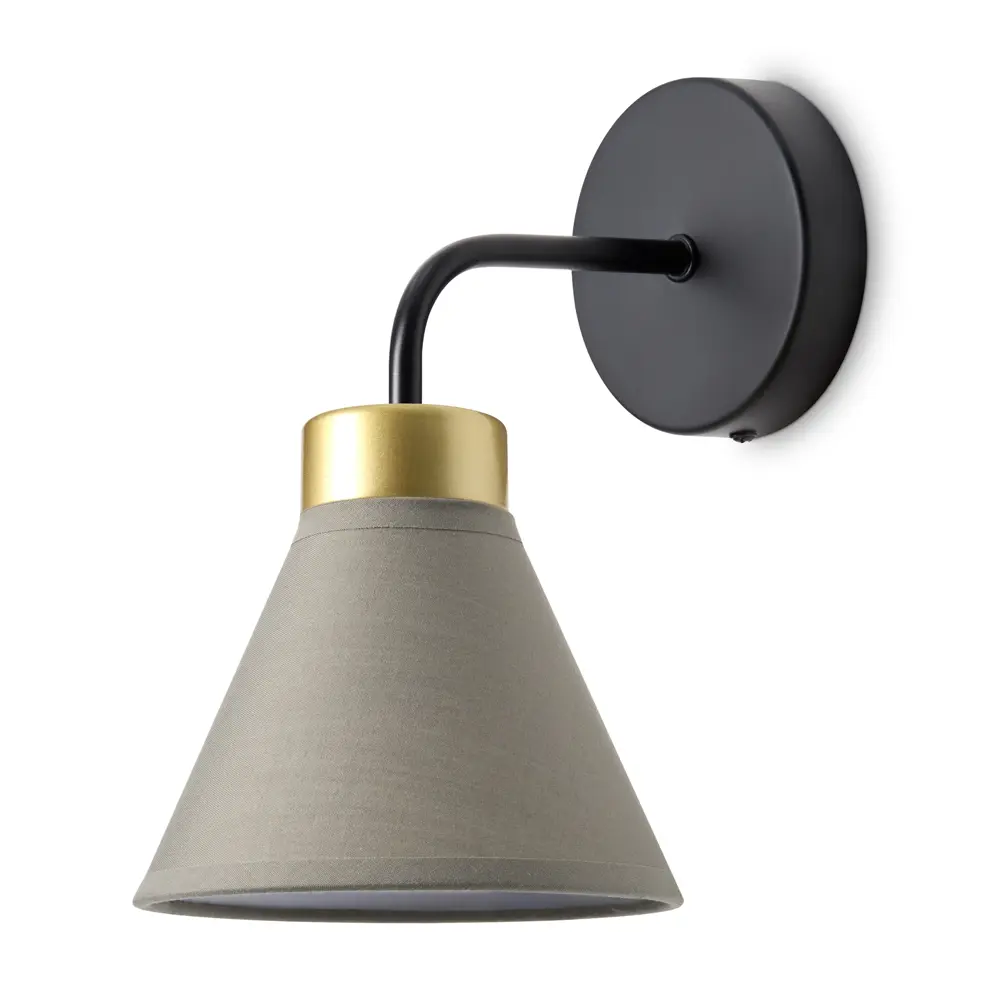 Настенный светильник Freya Natta цвет черный/бежевый STLM-2146163 - Вид №1