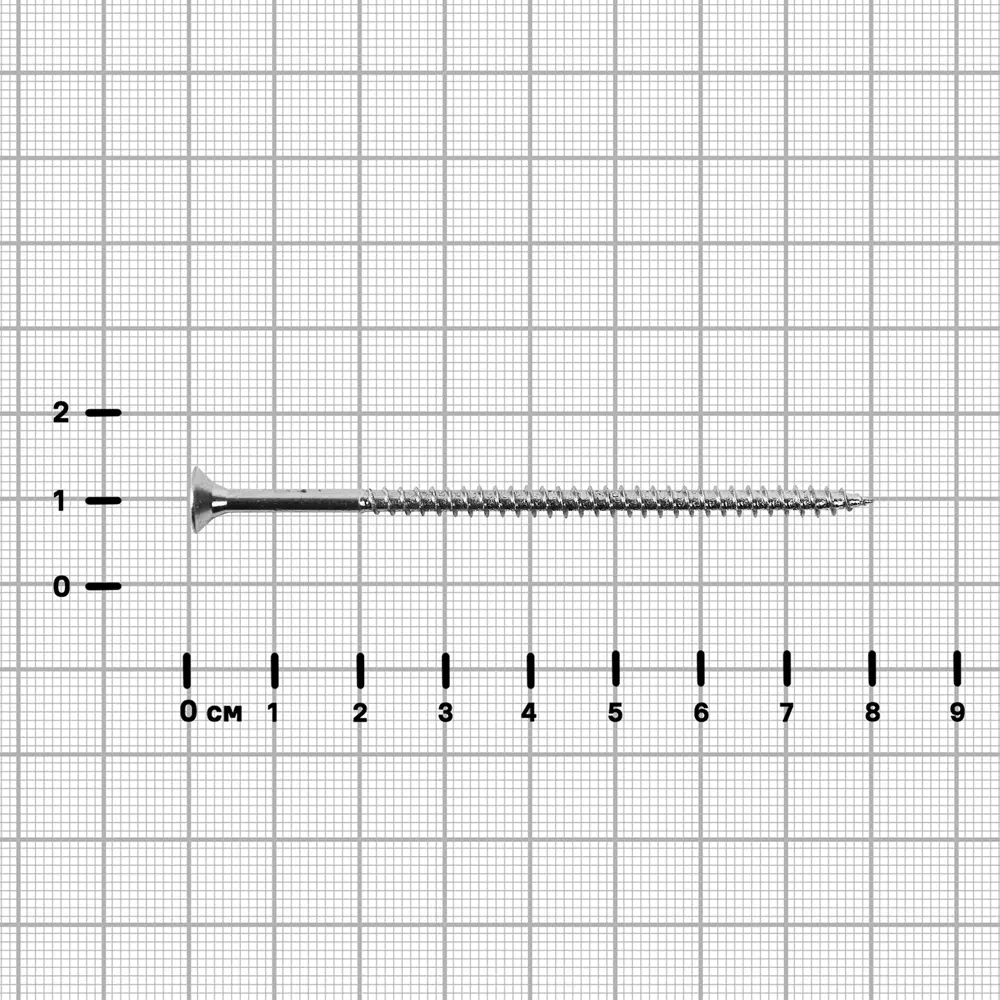 Саморезы Standers универсальные оцинкованные 4×80 мм (8 шт) 89212920 STLM-1009523 - Вид №2