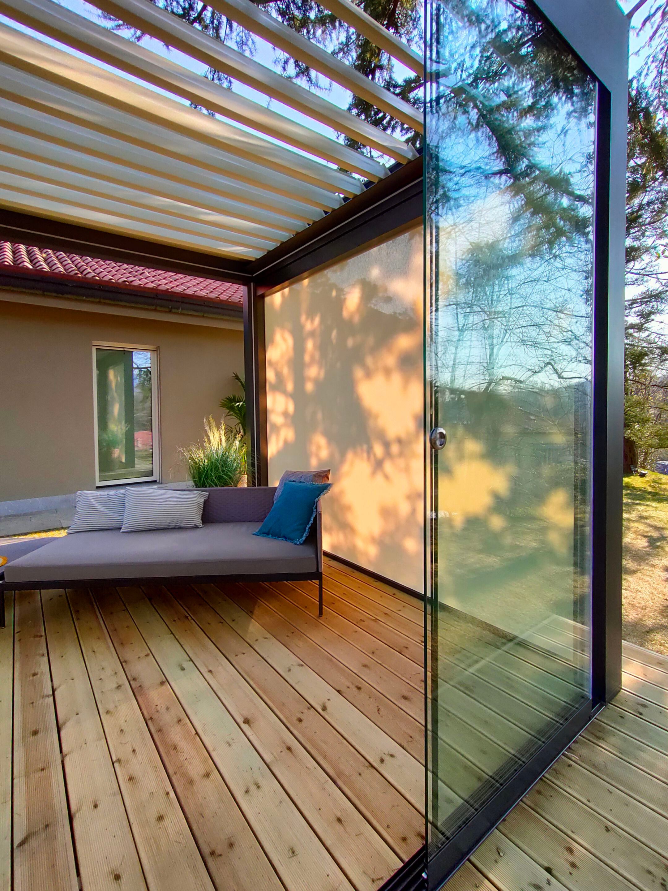 Раздвижные окна из алюминия и стекла Mv Line панорамное остекление / Экран ARCH-00118683 - Вид №4