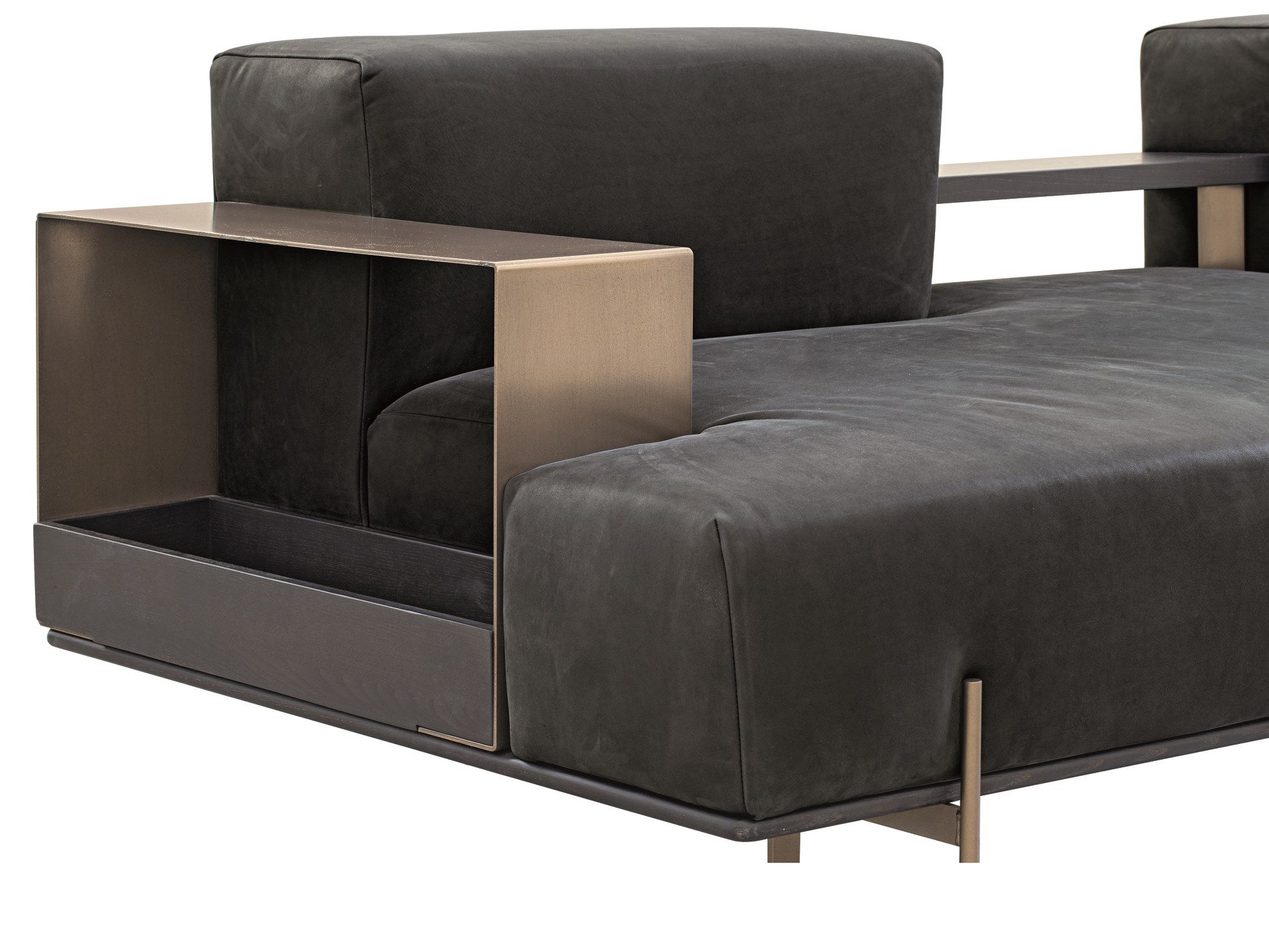 Модульный диван из нубука Shake ARCH-00036071 - Вид №2