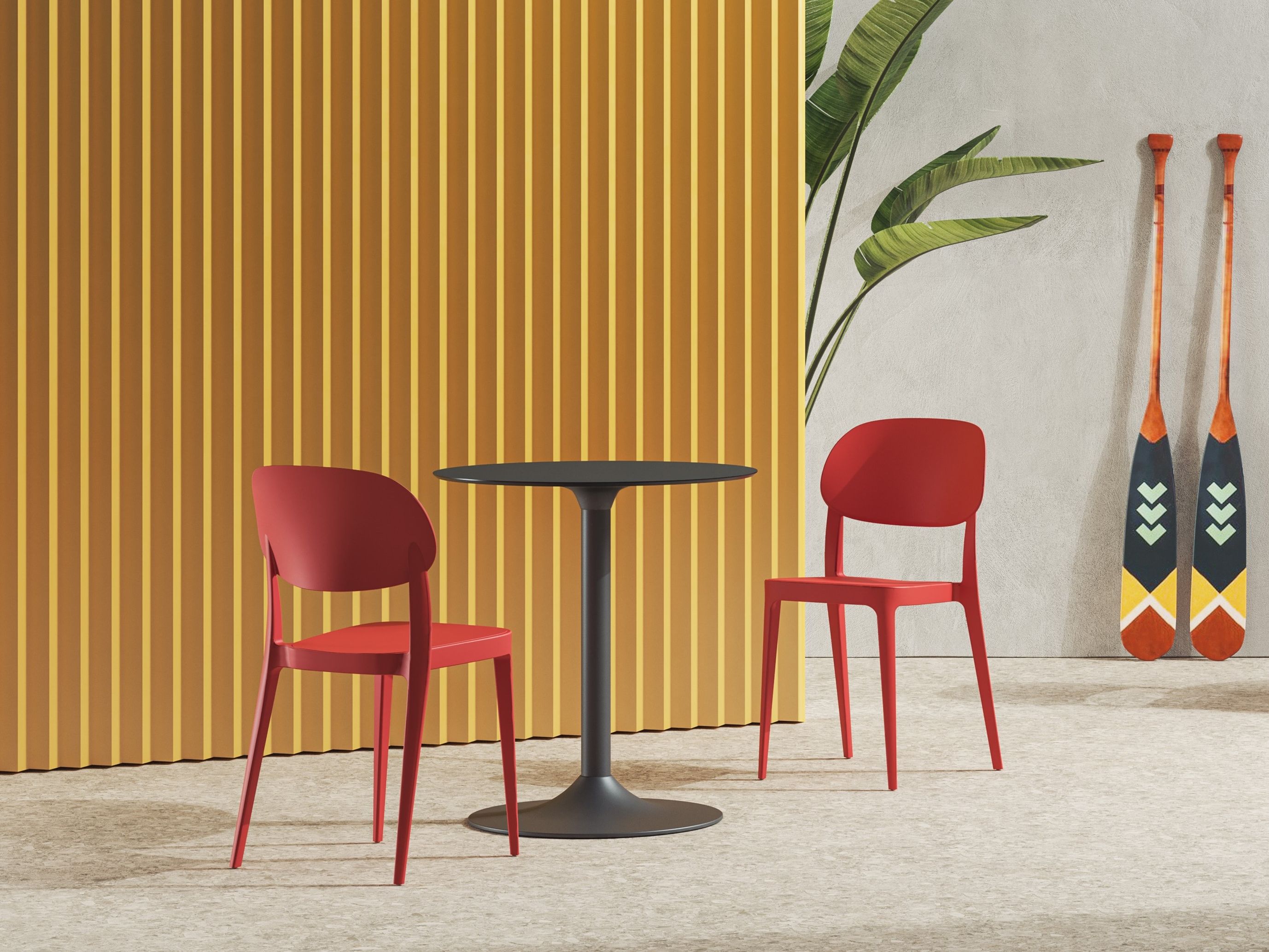 Круглый стол из меламиновой ткани ALMA DESIGN Мохито ARCH-00094487