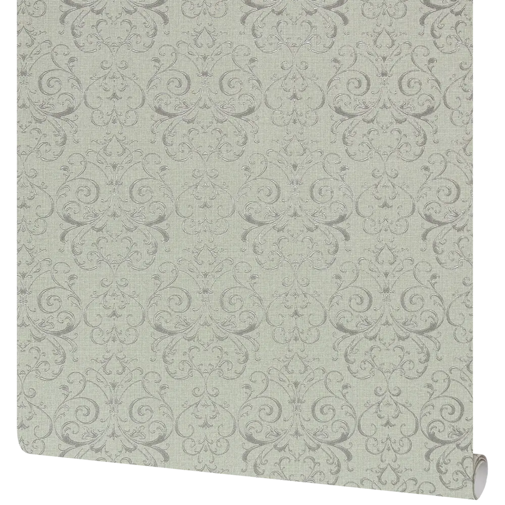 Обои флизелиновые A.S. Creation Jacquard зелёные 1.06 м 374754 STLM-2199985