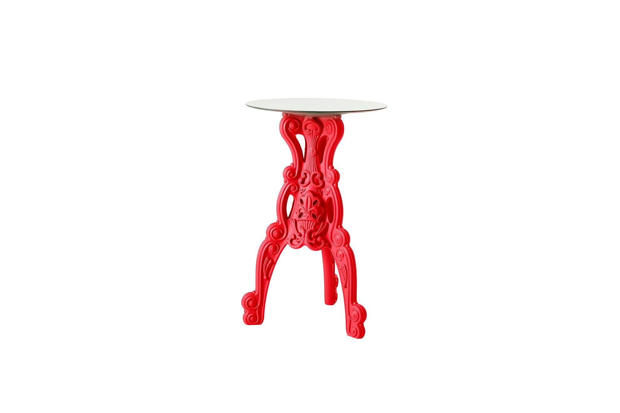 Высокий круглый стол из полиэтилена для контракта SLIDE Дизайн любви ARCH-00080723 - Вид №12