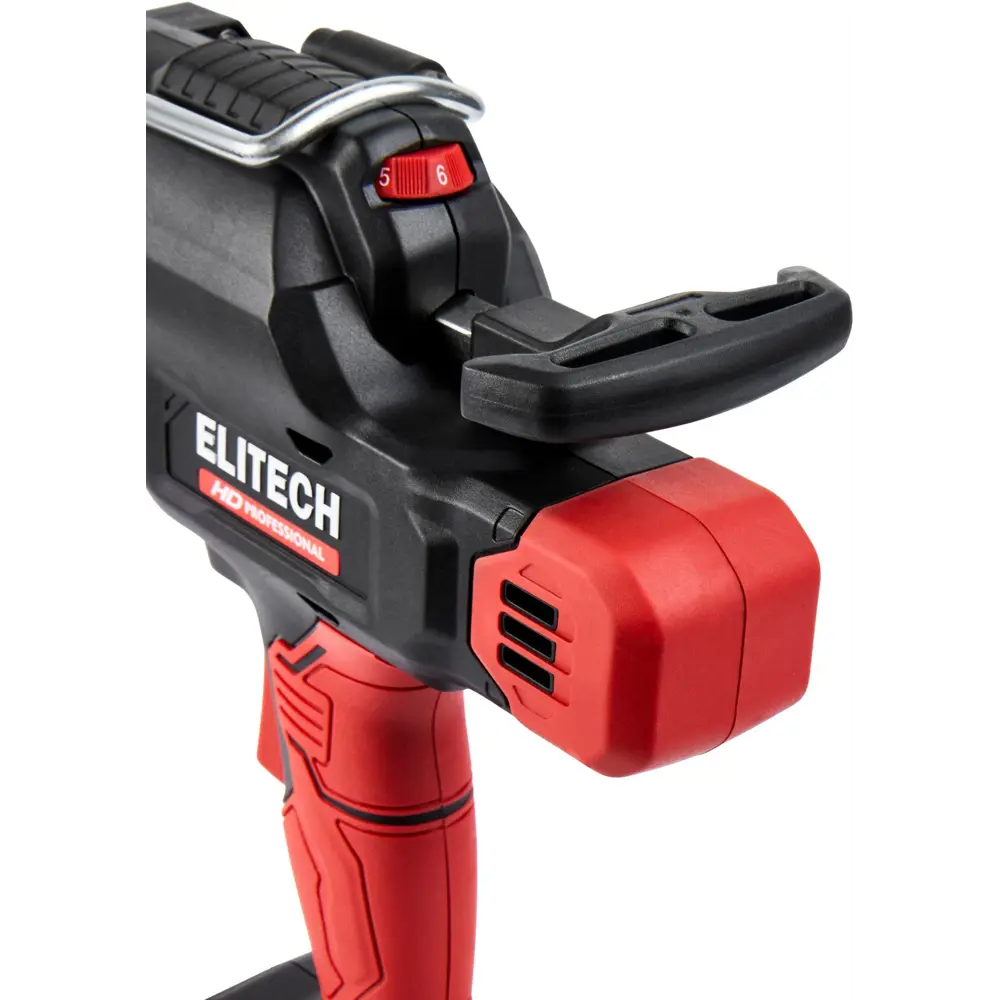 Пистолет аккумуляторный для герметика и монтажного клея Elitech HD CCG 20SL6, 20 В Li-Ion 4 Ач 89405757 STLM-2142737  - Вид №7