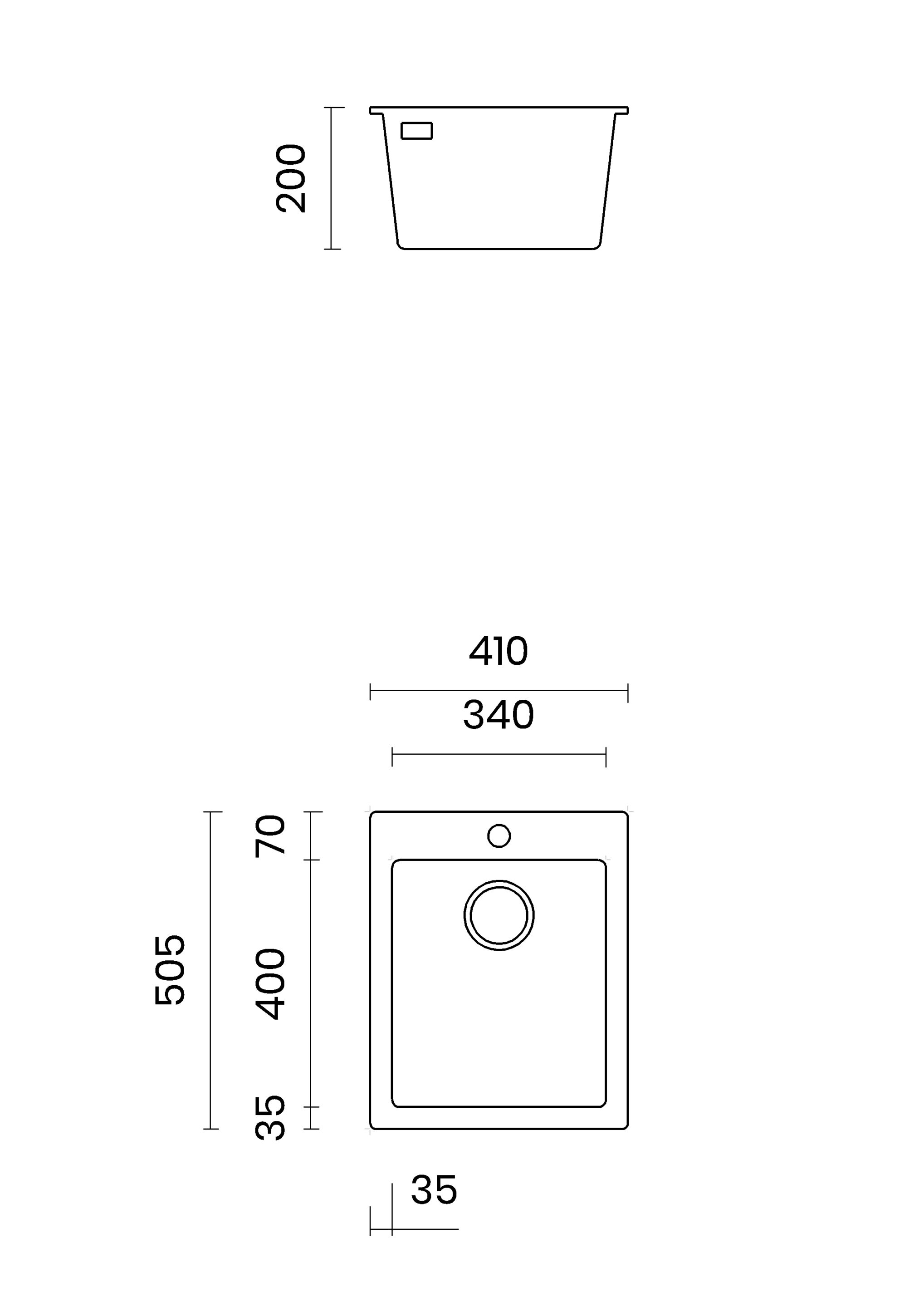 Встраиваемая раковина из композитного материала TASCA композитные раковины ARCH-00041098 - Вид №10