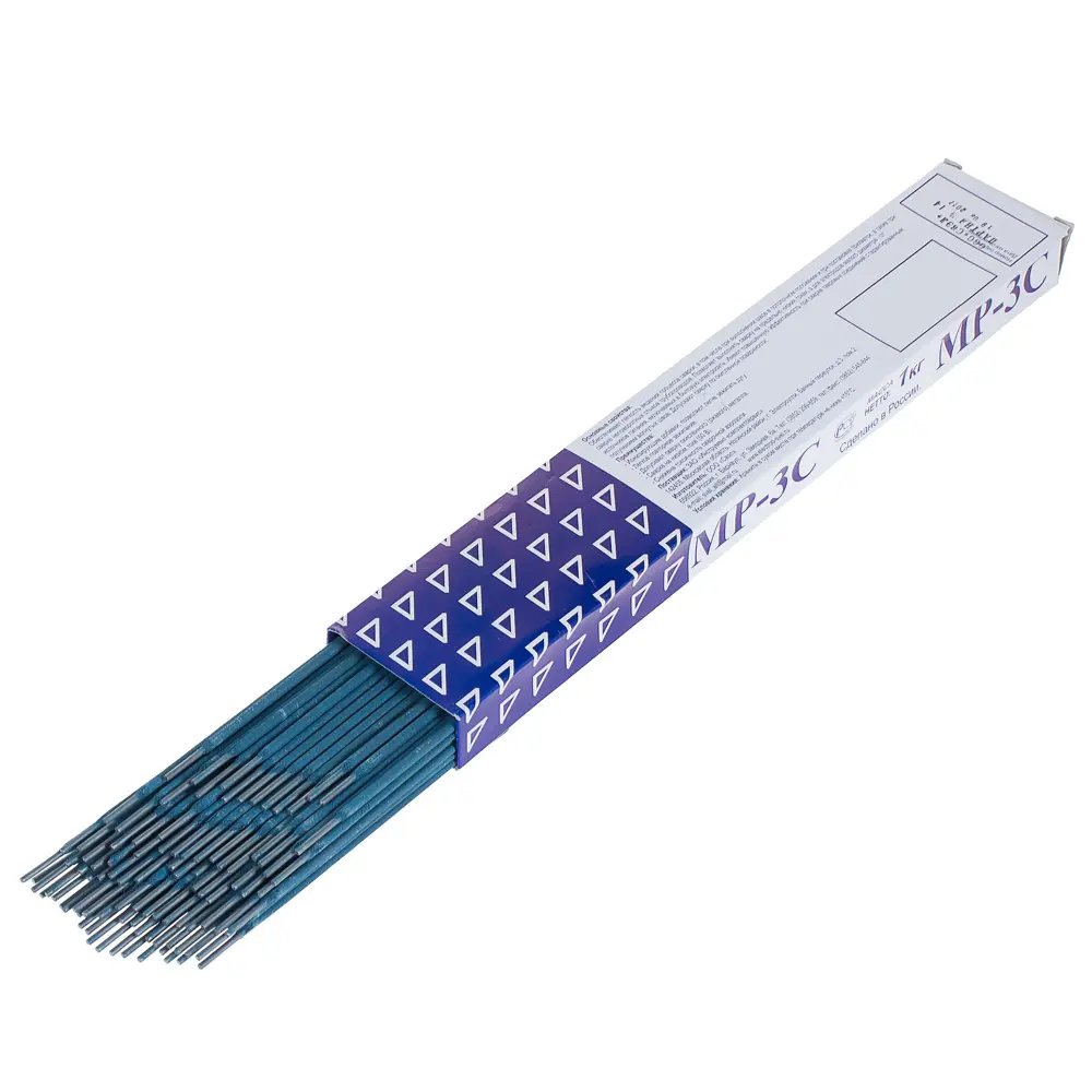 Электроды сталь МР-3С 2 мм, 1 кг цвет синий Santreyd STLM-2049252 - Вид №1