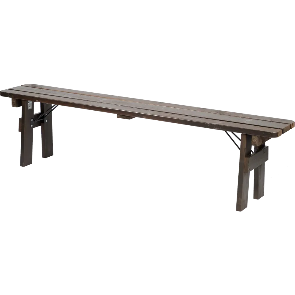 Лавочка Лугано 180х41х37 см дерево коричневая Santreyd STLM-2074734