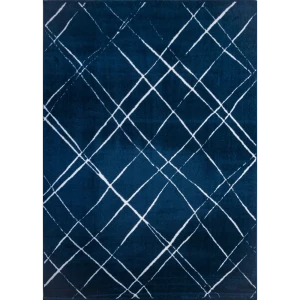 Ковер Ambiance 81253 Navy-White прямой 160x230 см полиэстер