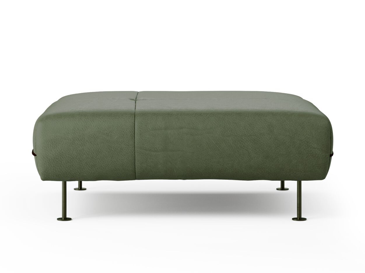 Кожаный квадратный пуф Borzalino Шифу ARCH-00034604