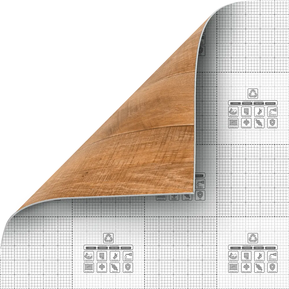 Линолеум полукоммерческий KREAFORTA Катанга 1.5 м - коричневый под дерево 89427483 STLM-1570085 - Вид №3