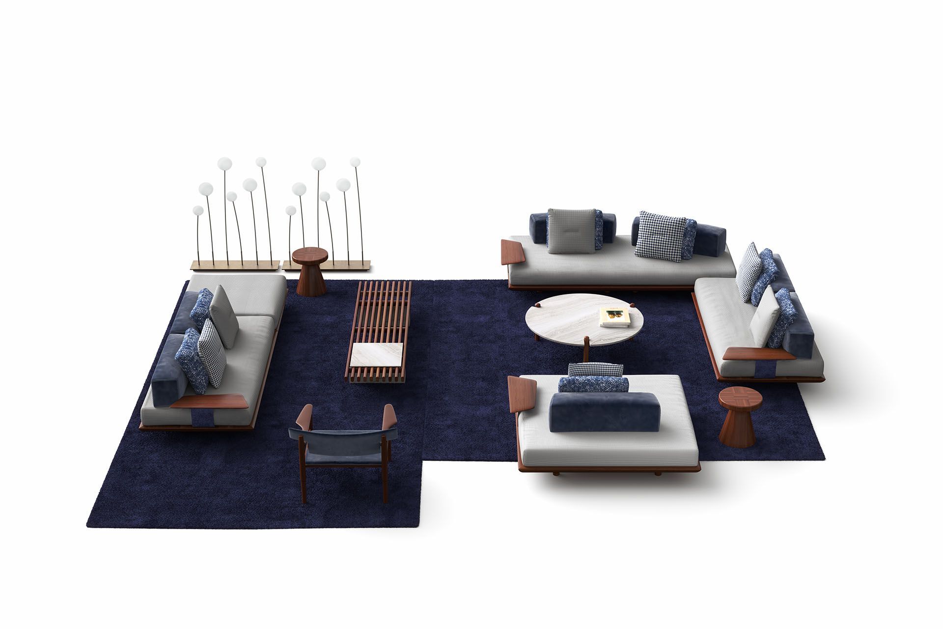 Ткань сад кровать Exteta Caprera ARCH-00057079 - Вид №5