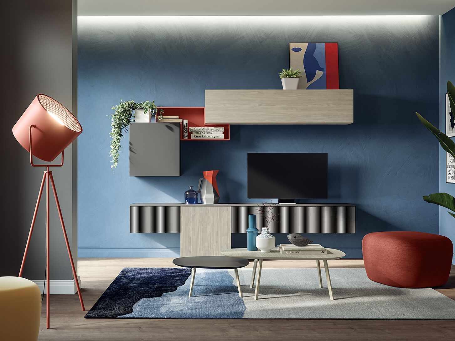 Оборудованная стена Giessegi день за днем ARCH-00099002