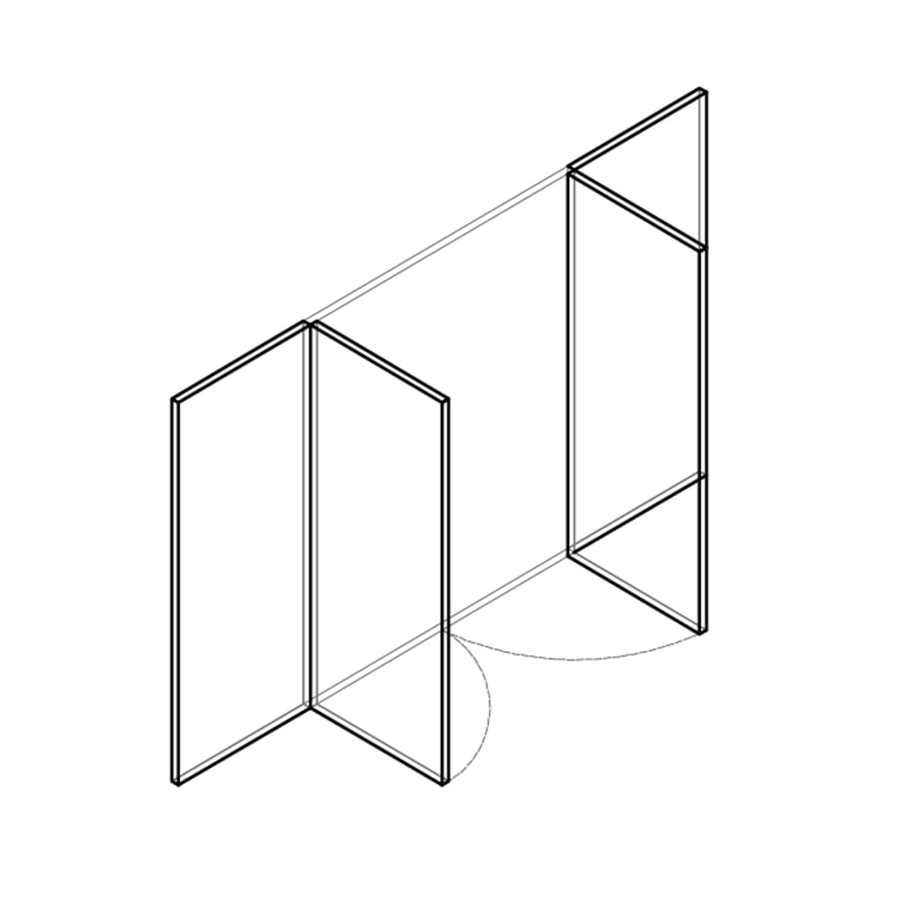 Деревянная распашная оконная дверь с двойным остеклением Carminati Skyline System ARCH-00018422 - Вид №13