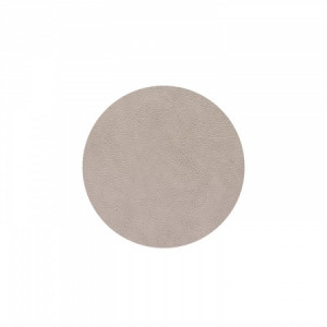 990230 HIPPO warm grey подстановочная салфетка круглая, диаметр 24 см, толщина 1,6 мм;LIND DNA