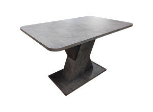 90610550 Кухонный стол прямоугольник 120x75.5 см ЛДСП цвет темно-серый/оникс Bridge STLM-0306864 ТЕРМИНАЛ