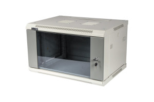 16102286 Настенный шкаф Pro 15U 600x800 стеклянная дверь CBWPG-15U-6x8-GY TWT