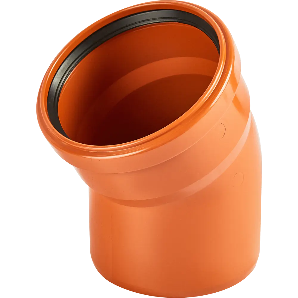 Отвод Хемкор d110 мм 30° пластиковый для наружной канализации STLM-2186083