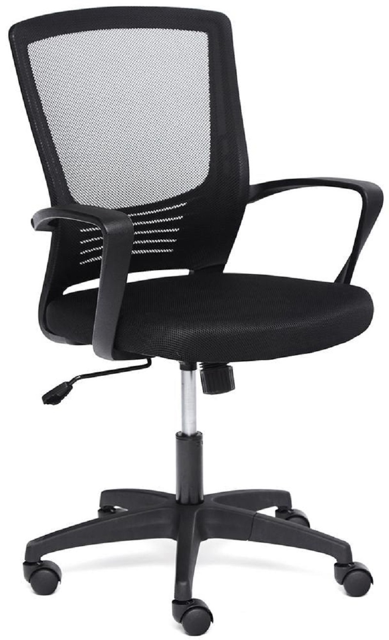 90972542 Офисное кресло Izy ткань цвет черный STLM-0429906 TETCHAIR
