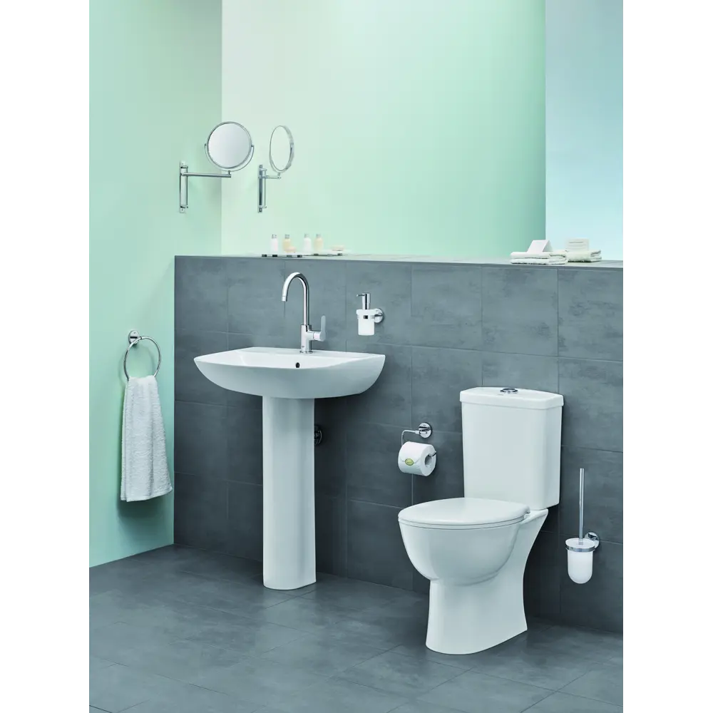 Унитаз-компакт Grohe Bau Ceramic горизонтальный выпуск двойной слив STLM-2009193 - Вид №4